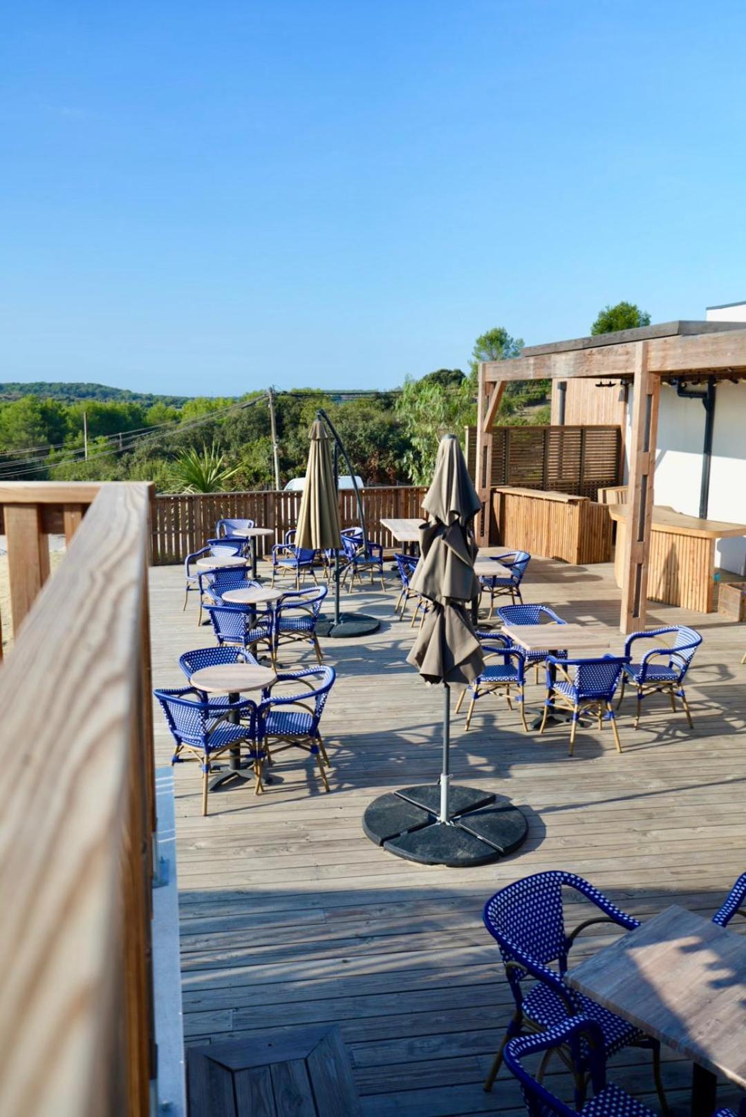Camping Les Lodges Du Lagon Calvisson Eksteriør bilde